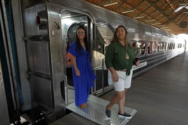 Valéria Almeida em trecho do Paulistar