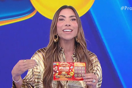 Patricia Abravanel em trecho do segundo sorteio da Tele Sena de Mães