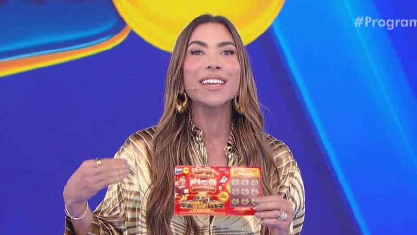Patricia Abravanel em trecho do segundo sorteio da Tele Sena de Mães
