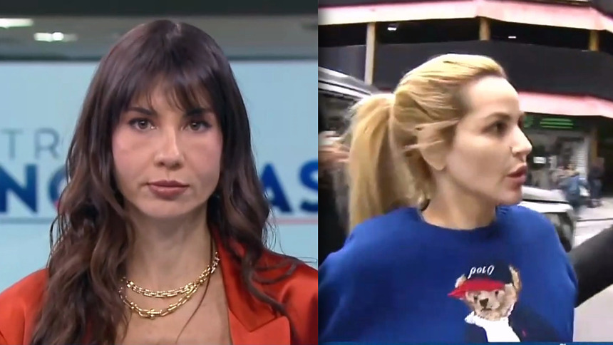 Amanda Klein divide tela com Deolane Bezerra. Ela está séria e entra na delegacia onde a repórter do SBT News consegue uma declaração