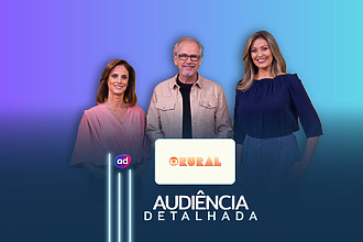 Helen Martins, Nélson Araújo e Cristina Vieira na arte de Audiência Detalhada do Globo Rural