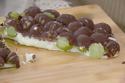 Barrinha de uva da Grazi Massafera em trecho de Receita do Mais Você