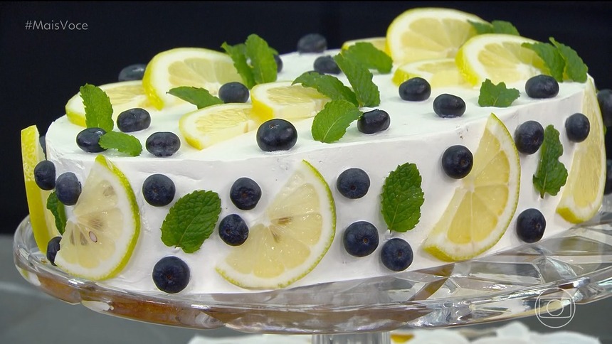 Bolo Oval De Limao Siciliano