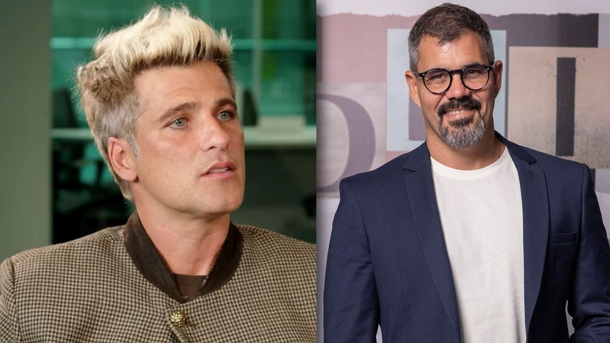 Bruno Gagliasso e Juliano Cazarré em uma montagem