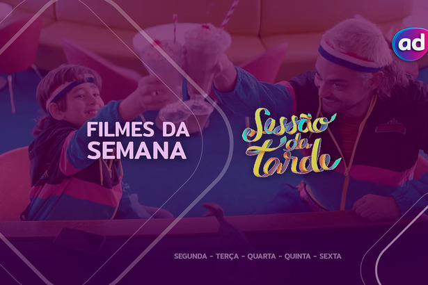 Filme Dois É Demais em Orlando na arte da semana na Sessão da Tarde