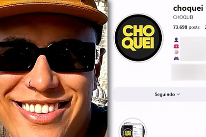 Raphael Sousa Oliveira, Dono Da Choquei, sorridente ao lado do logo da página