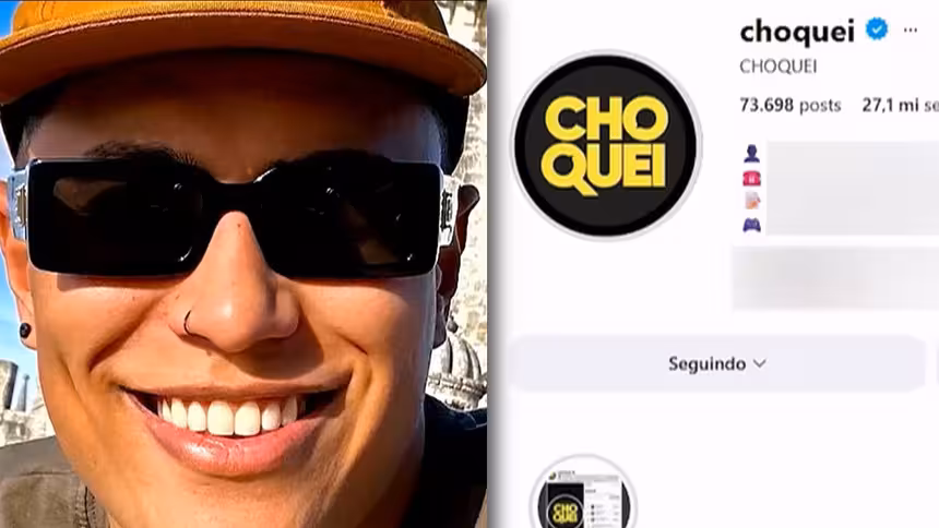 Justiça concede liberdade a dono da choquei, investigado por vender publicidade ilícita como se fosse notícia 1 Raphael sousa oliveira, dono da choquei, sorridente ao lado do logo da página