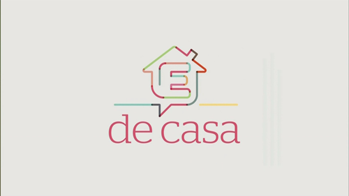 Logo antigo do É de Casa