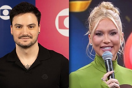 Felipe Neto e Virginia Fonseca em uma montagem