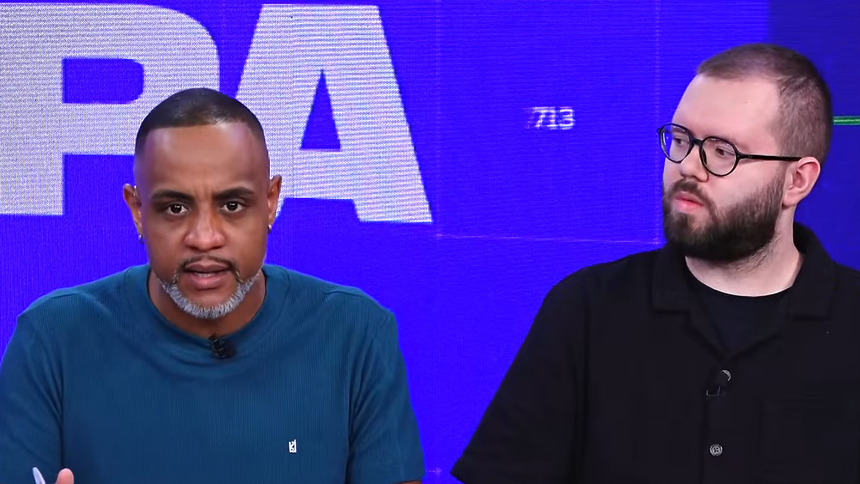 Jairo Nascimento e comentarista na convocação da Seleção Brasileira na CNN Esportes