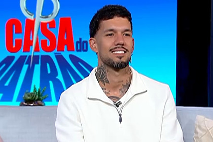 Luis Fellipe em trecho de entrevista no Hoje em Dia após ser eliminado na Casa do Patrão