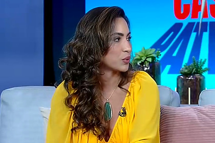 Nikita em trecho de entrevista no Hoje em Dia após ser eliminada na Casa do Patrão