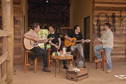 Daniel, dupla Kaique E Felipe E O Cantor Matheus Fernandes cantam e tocam lado a lado na fazenda do Viver sertanejo