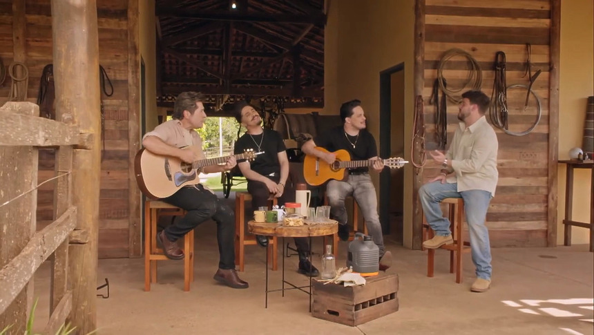 Daniel, dupla Kaique E Felipe E O Cantor Matheus Fernandes cantam e tocam lado a lado na fazenda do Viver sertanejo