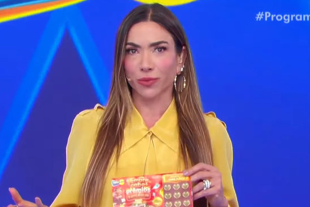 Patricia Abravanel em trecho do quarto sorteio da Tele Sena de Mães