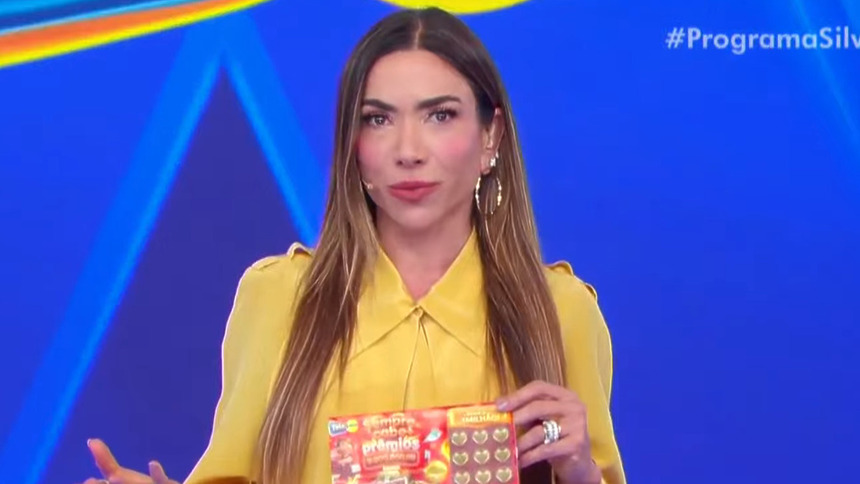Patricia Abravanel em trecho do quarto sorteio da Tele Sena de Mães