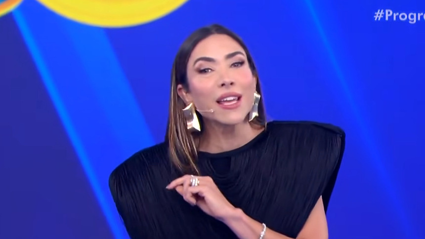 Patricia Abravanel em trecho do quinto sorteio na Tele Sena de Mães