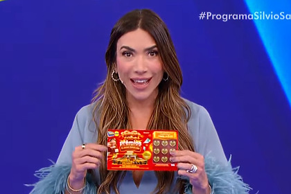 Patricia Abravanel em trecho do sexto sorteio da Tele Sena de Mães