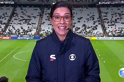 Renata Silveira, direto da Neo Químira Arena, em trecho de sua estreia no Jornal Nacional