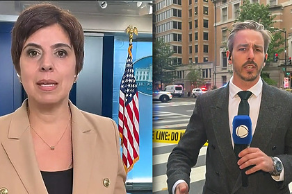 Sbt E Jornal Da Record Tiroteio Casa Branca