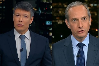 César Menezes e José Roberto Burnier em uma montagem no SP2