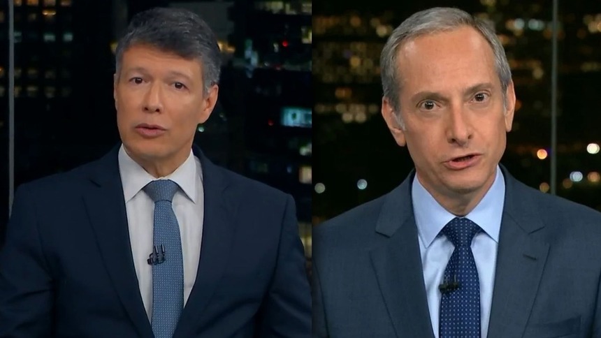 César Menezes e José Roberto Burnier em uma montagem no SP2