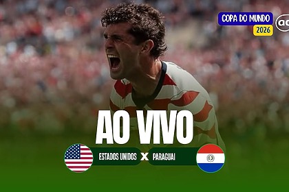Arte onde assistir ao jogo Estados Unidos x Paraguai pela Copa do Mundo