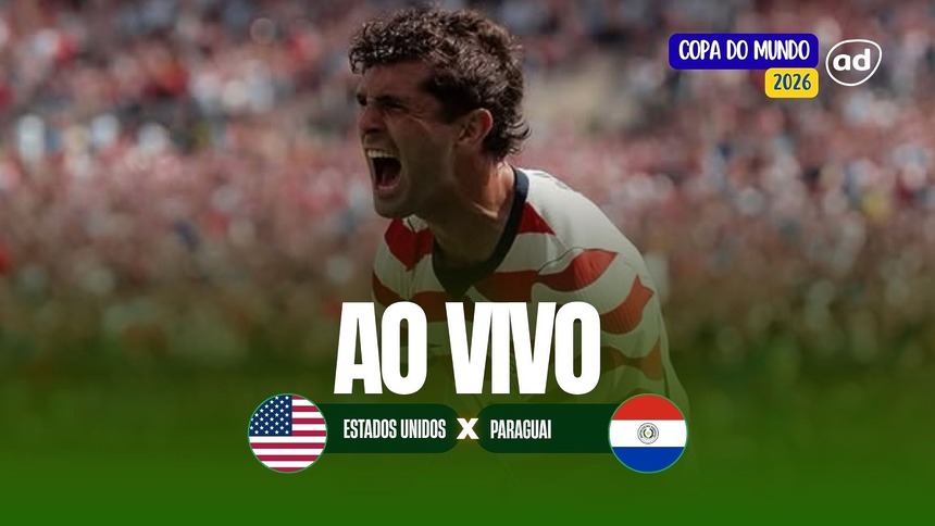 Arte onde assistir ao jogo Estados Unidos x Paraguai pela Copa do Mundo