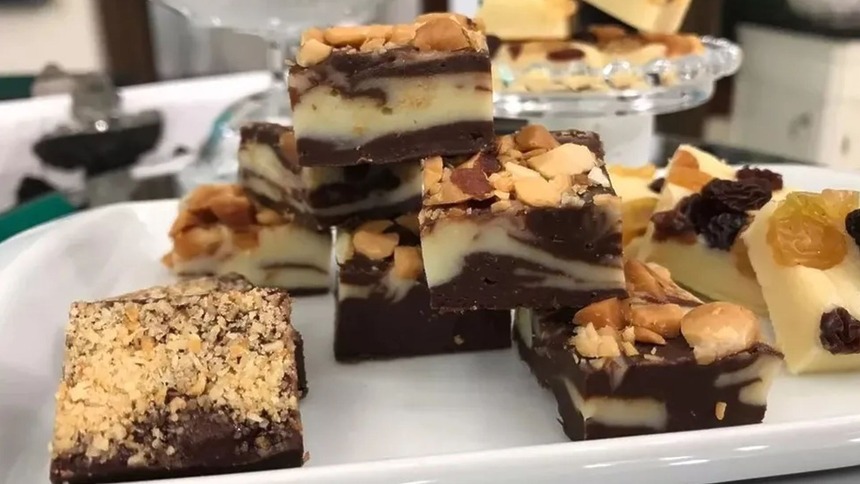 Fudge de chocolate em trecho de receita do Mais Você