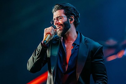 Gusttavo Lima em trecho de show