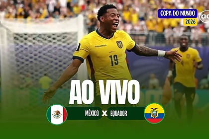 Arte onde assistir ao jogo México x Equador pela Copa do Mundo 2026