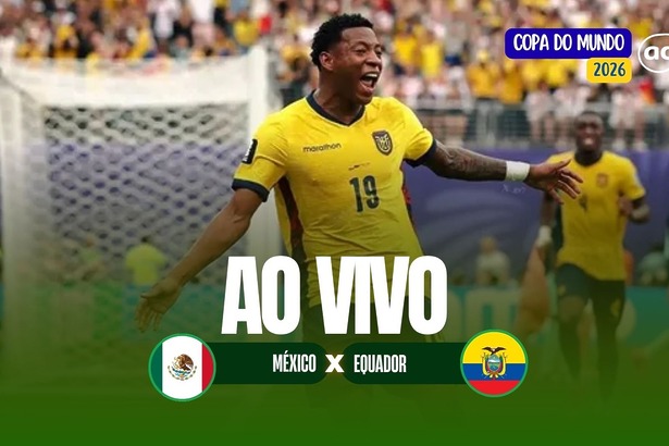 Arte onde assistir ao jogo México x Equador pela Copa do Mundo 2026