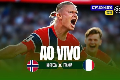 Haaland na arte onde assistir ao jogo Noruega X França pela Copa do Mundo 2026