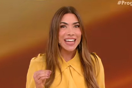 Patricia Abravanel em trecho do sorteio da Tele Sena de São João