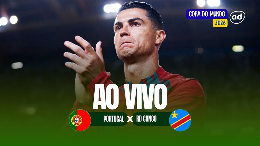 Portugal x RD Congo na arte onde assistir ao jogo na Copa do Mundo 2026