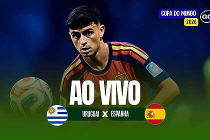 Pedri na arte onde assistir ao jogo Uruguai x Espanha pela Copa do Mundo 2026