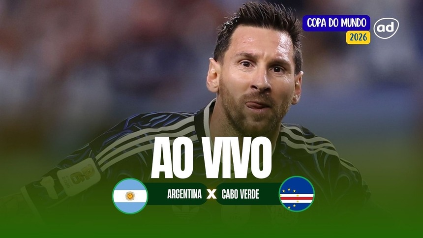 Arte onde assistir ao jogo Argentina x Cabo Verde pela Copa do Mundo 2026