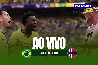 Arte de onde assistir ao jogo Brasil X Noruega pela Copa do Mundo 2026