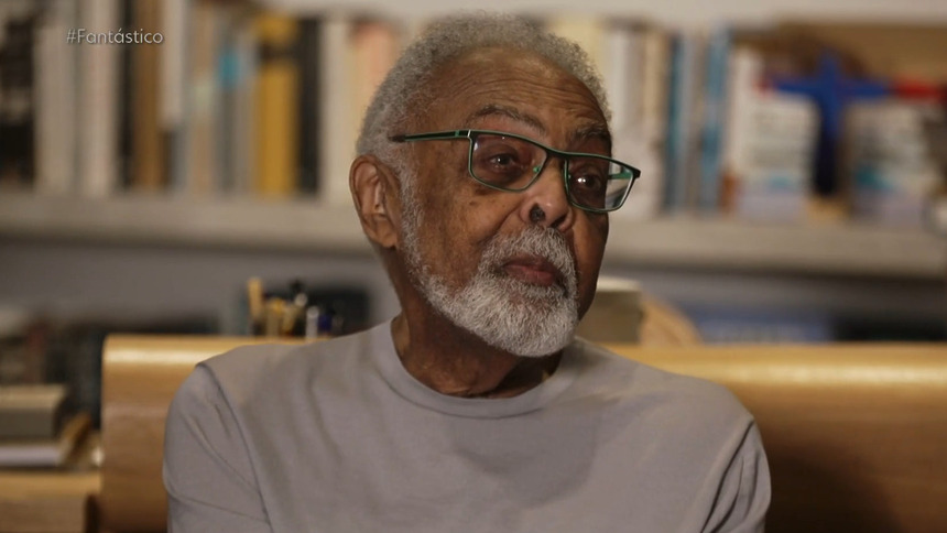 Gilberto Gil em entrevista ao Fantástico