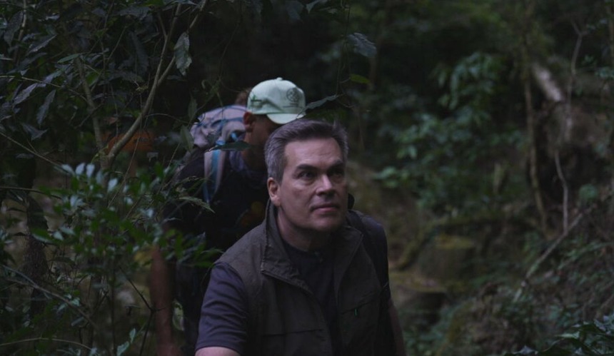 Ismar Madeira em trecho do Globo Repórter em expedição nos Pampas Gaúchos