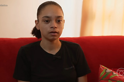 Marcela, atacada por um tubarão na praia, em entrevista ao Fantástico
