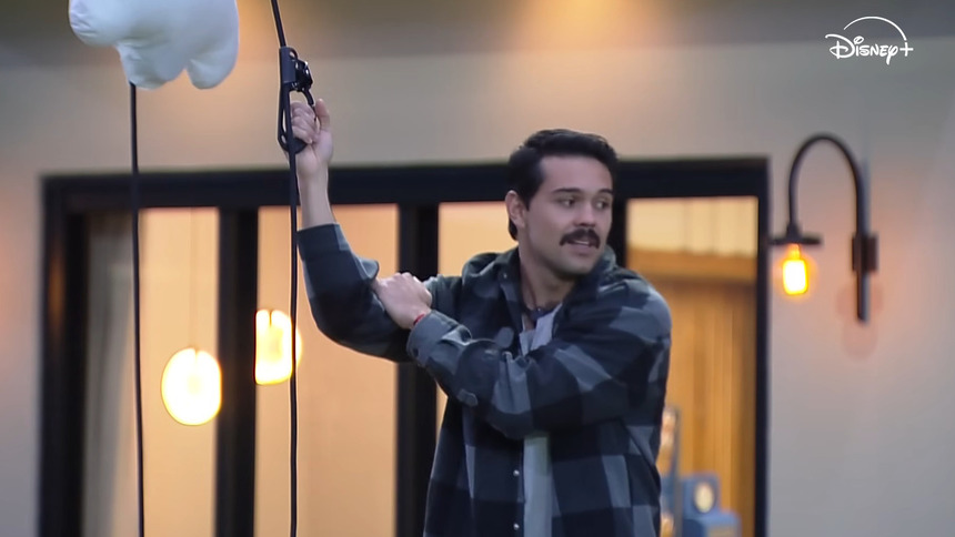 Matheus em trecho da Prova da Final na Casa do Patrão