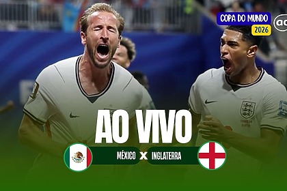 Arte onde assistir ao jogo México X Inglaterra pela Copa do Mundo 2026