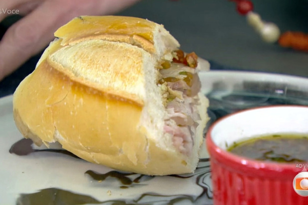 Panceta à vinagrete em trecho de receita do Mais Você