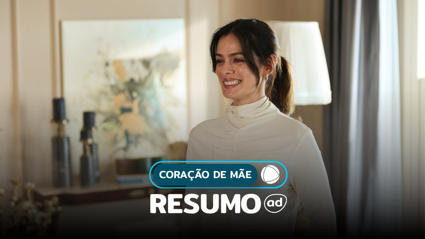 Karsu na arte do resumo semanal da novela turca Coração de Mãe na RECORD