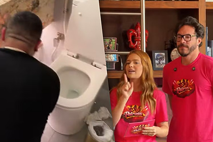 Funcionário de Viih Tube E Eliezer limpa privada em reality Polêmico