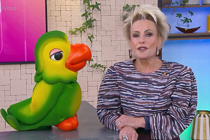 Ana Maria Braga e Louro Mané no Mais Você