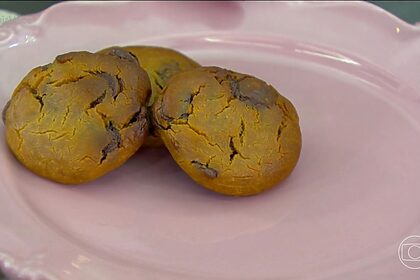 Cookie de grão-de-bico em receita do Mais Você