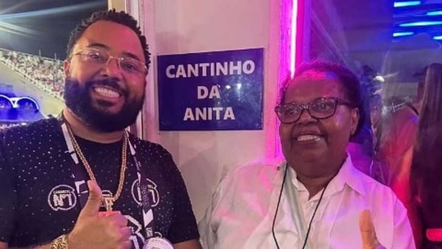 Dudu Nobre e mãe Anita Nobre