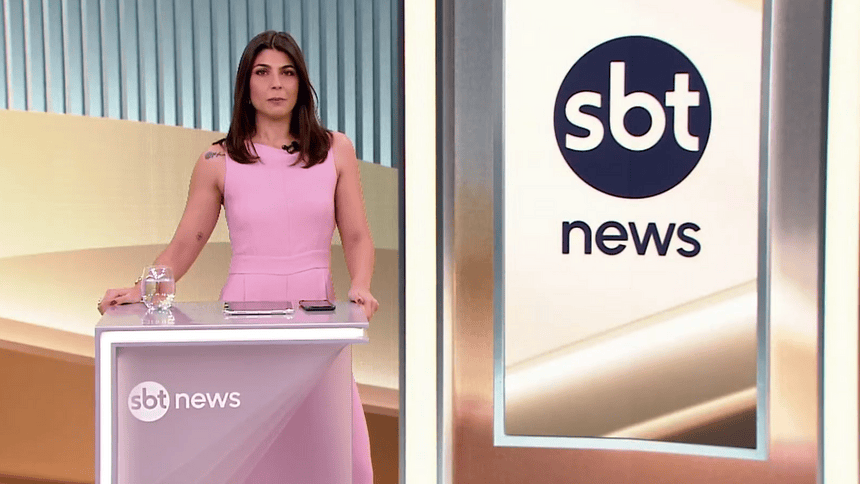 Laura Castilho No SBT News